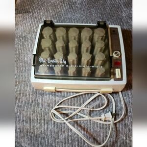 Vtg General Electric Mist Conditioner Dry Hairsetter Works Tested Tangle Free